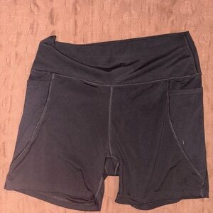 Sage Brand Black Bike Shorts